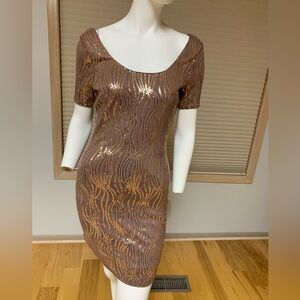 2b Bebe Sequin party dress size S. Like New.